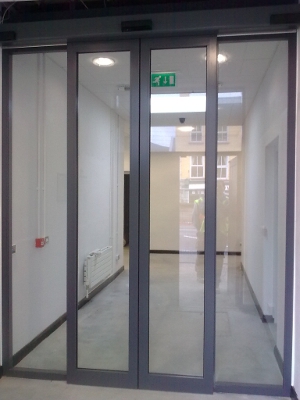 An image of an electronic door